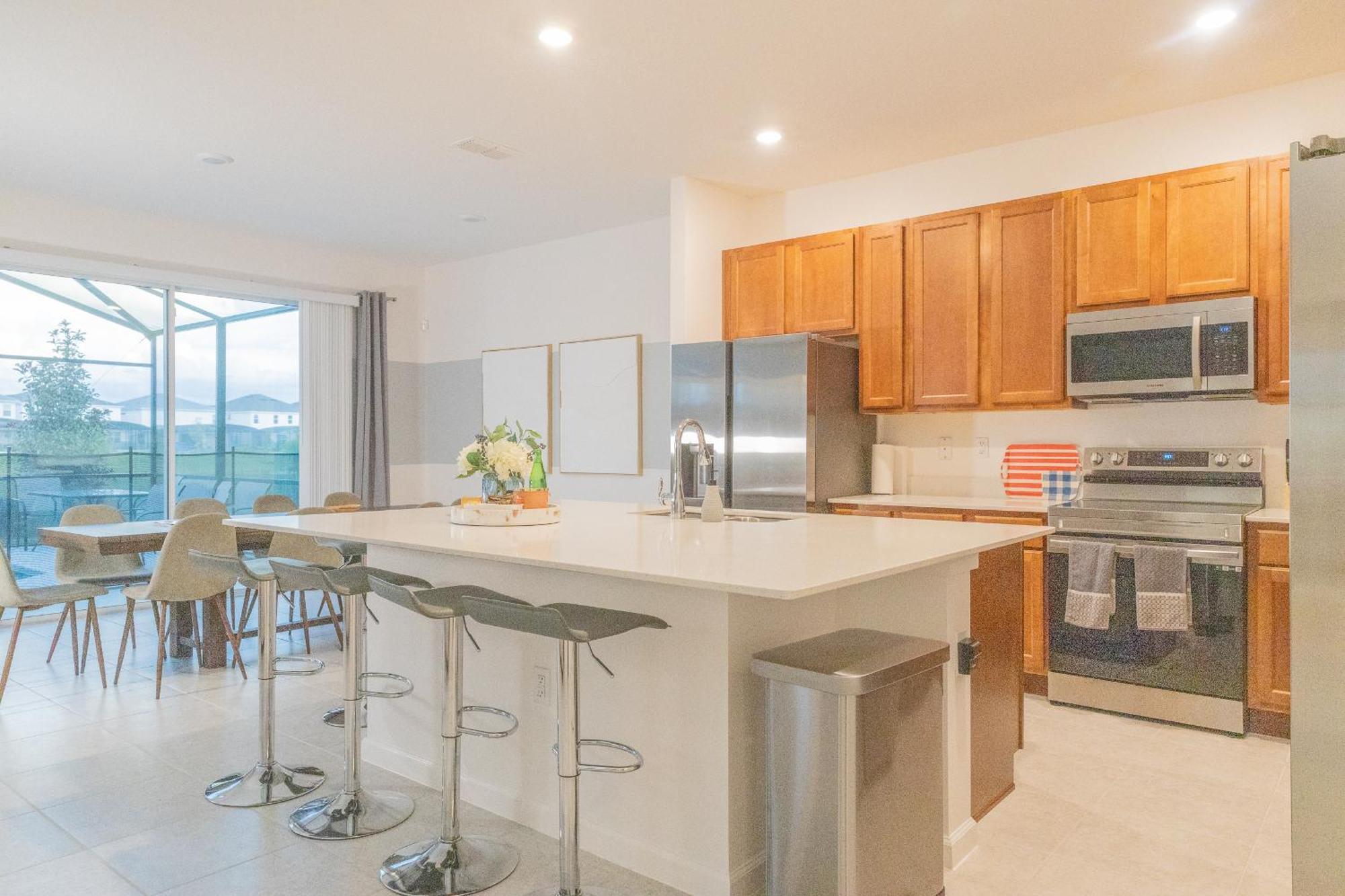 Waterfront Brand New Modern Luxury 8 Bedroom Pool House! Sleeps 16 Kissimmee Dış mekan fotoğraf